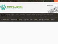 Tablet Screenshot of earths-answers.com